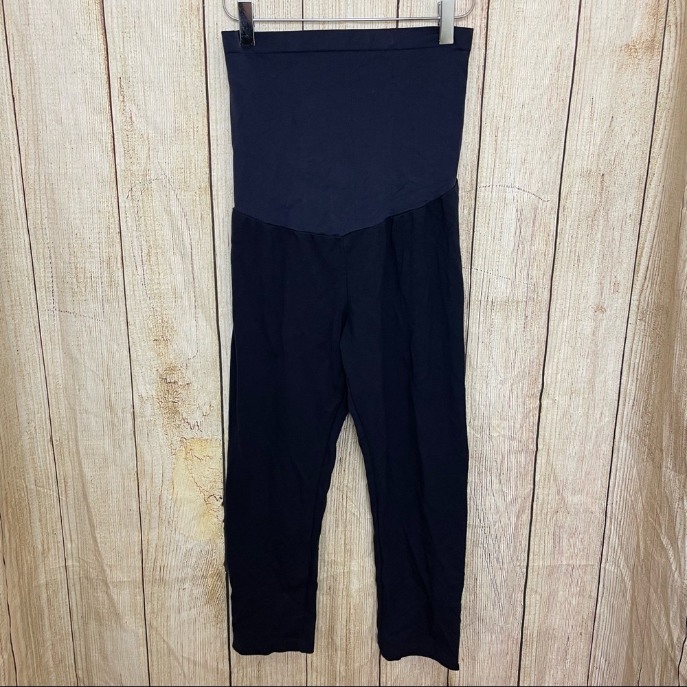 Bellavida Maternity Cropped Dark Blue Leggings